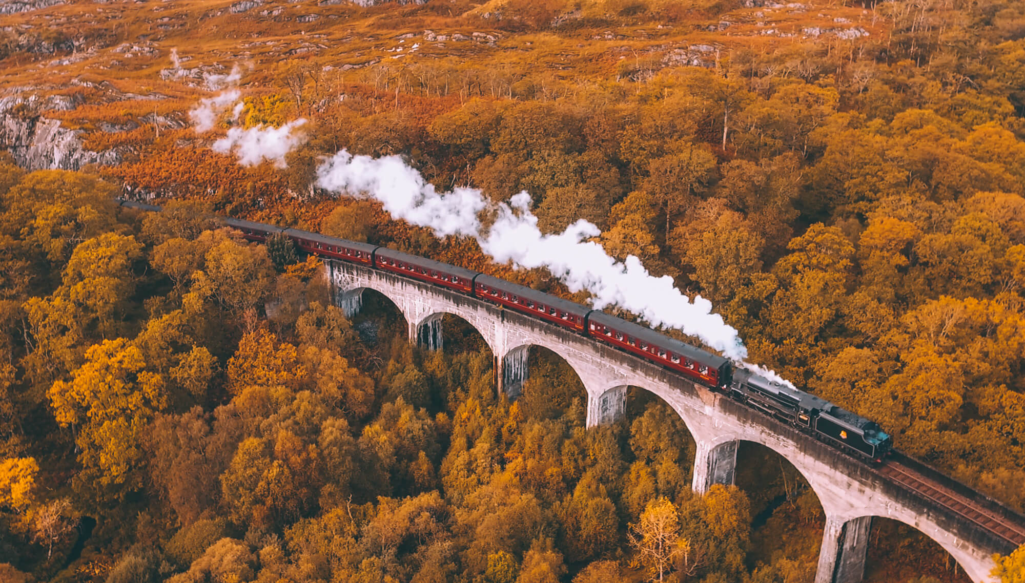 jacobite steam train in scotland