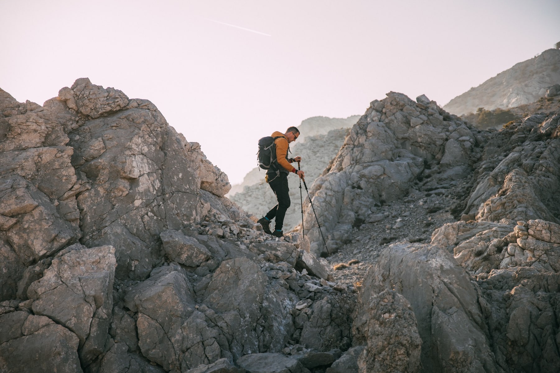 hiking in croatia near vruja on makarska riviera