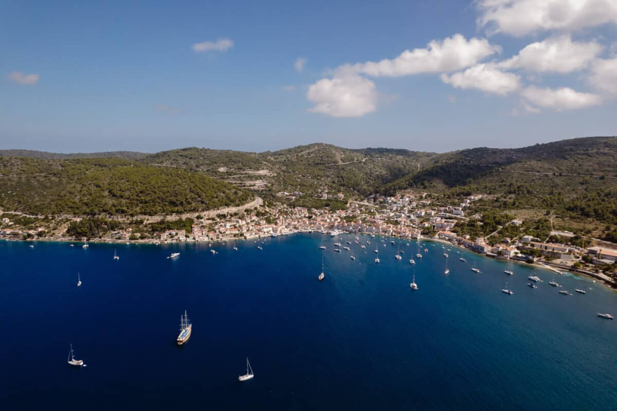 Vis Island Croatia Map