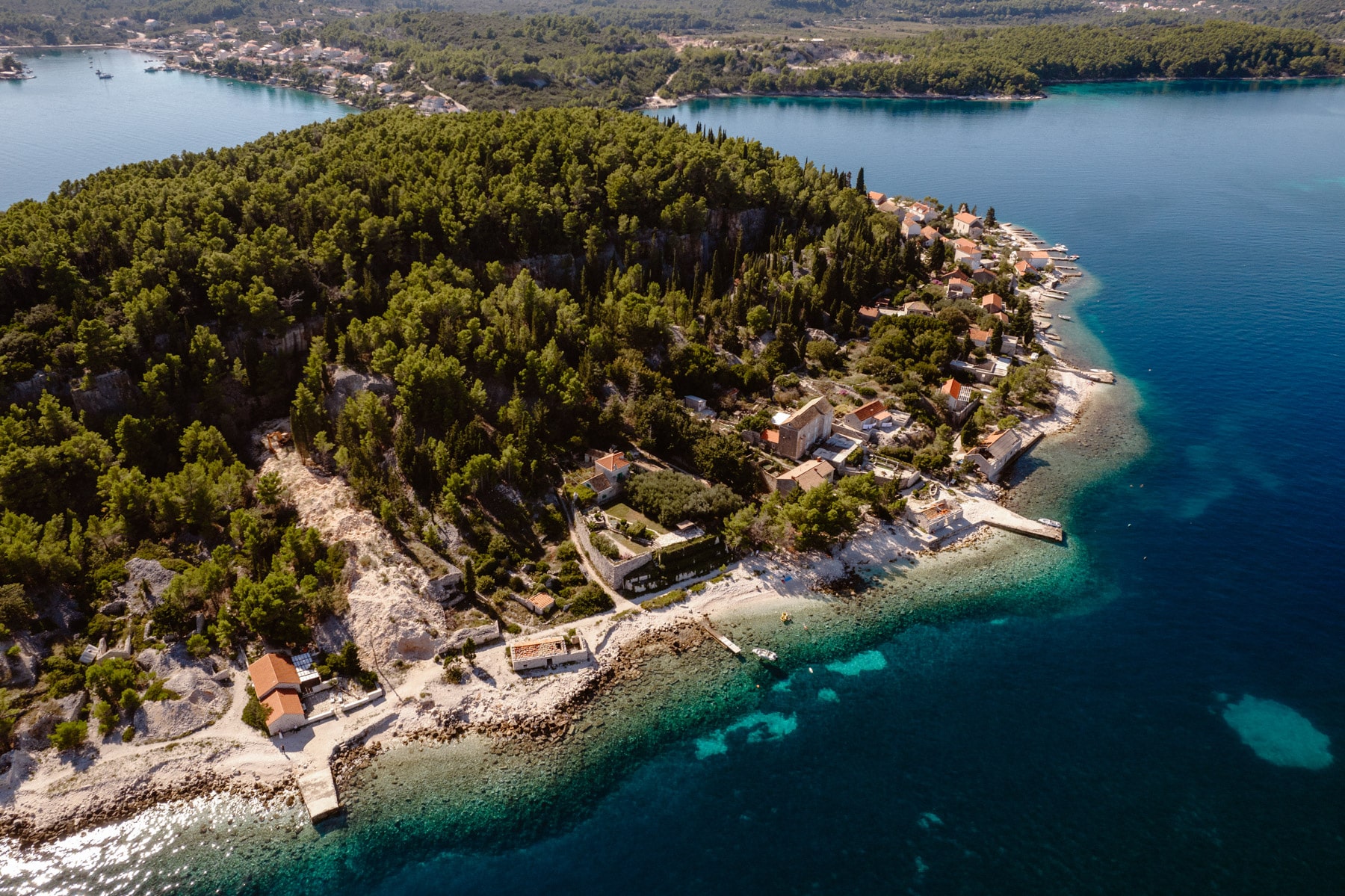 vrnik island near korčula